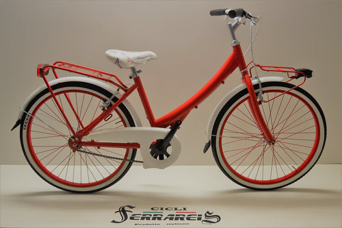 Bici venere 24 rosso personalizzabile