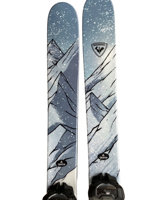 Skis alpins Rossignol Black ops Blanc