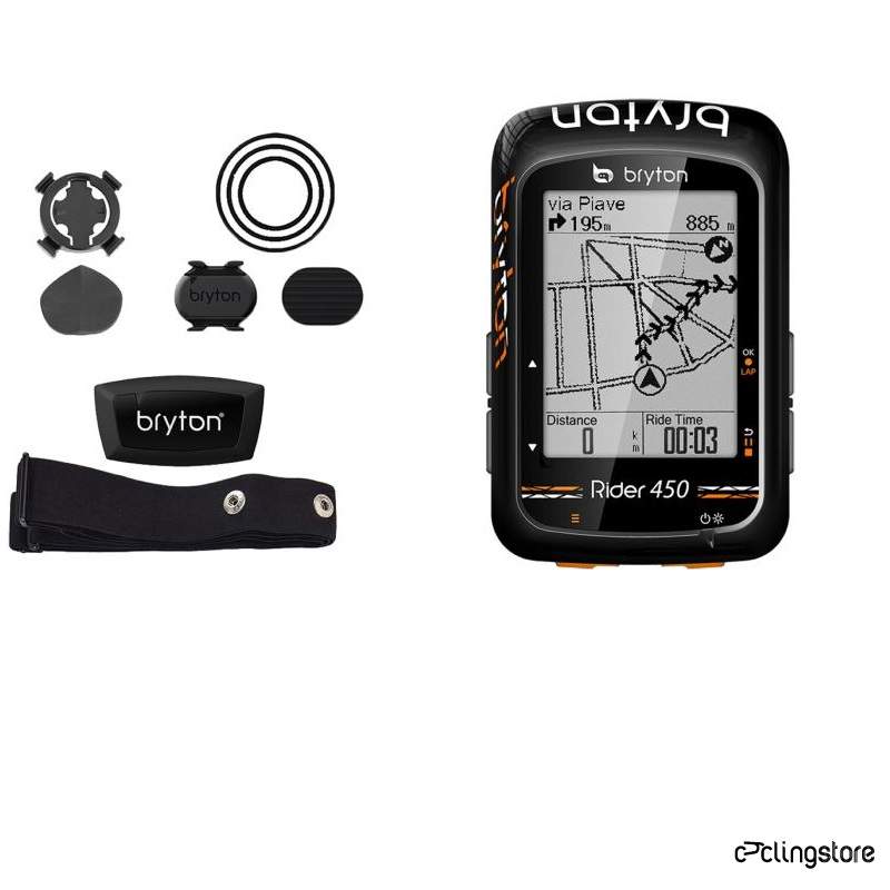 COMPTEUR GPS BRYTON RIDER 420 H (FC INCLUS)