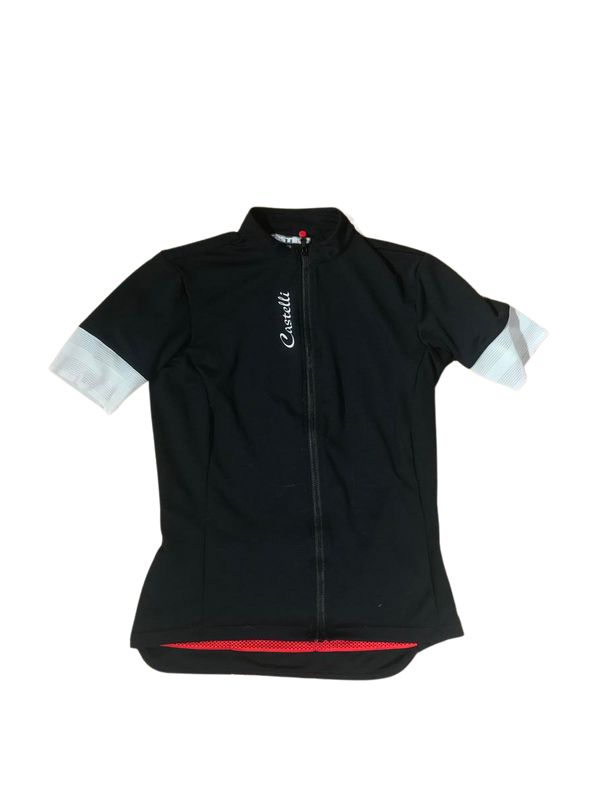 Maillots de vélo castrelli  femme  noir