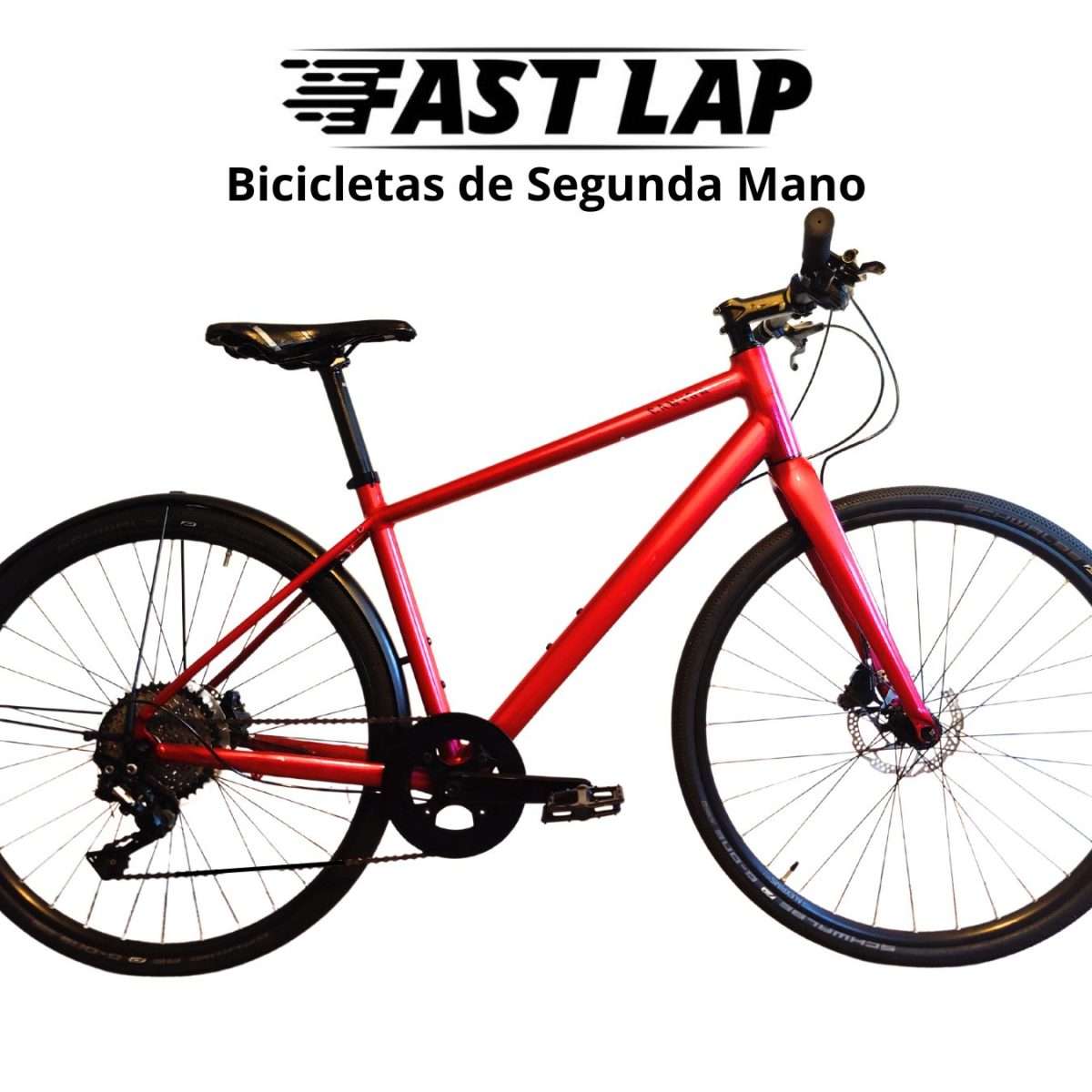 Canyon Commuter 3.0 Roja M Bicicleta Hibrida Deore