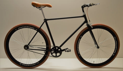 Bici fixed 28 single speed marrone personalizzabile