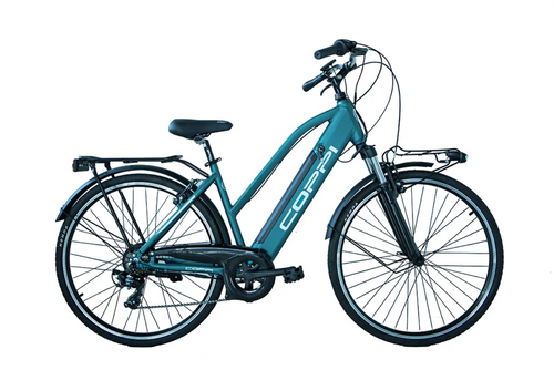 E-bike 28 da donna in alluminio Coppi rambla CETDZL28207A