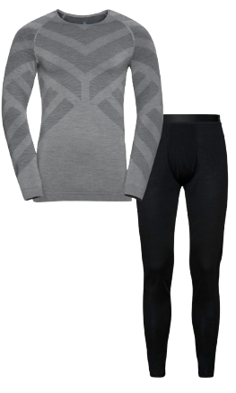 Sous-vêtements techniques haut Odlo  homme Gris 