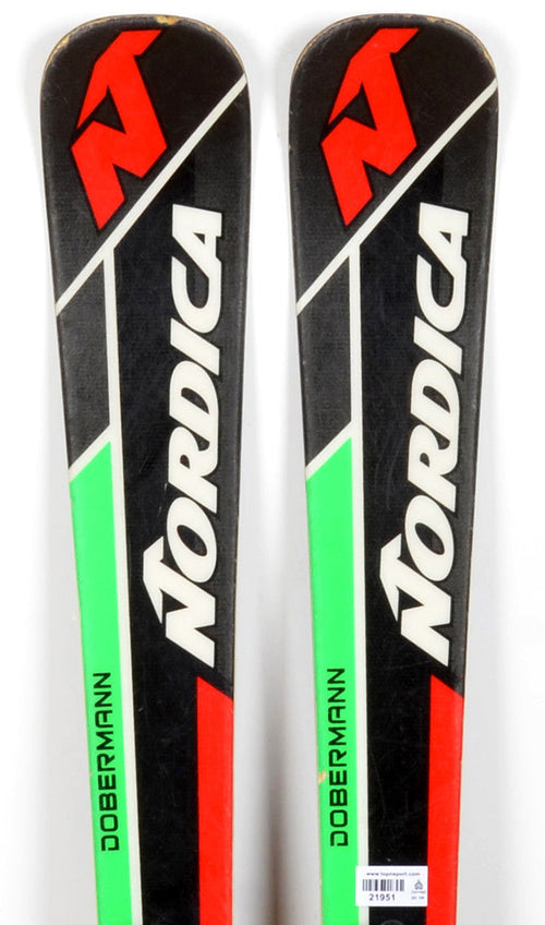 Nordica COMBI PRO S black / green - skis d'occasion Junior