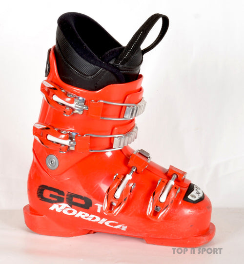 Nordica GP TJ red - Chaussures de ski d'occasion Junior