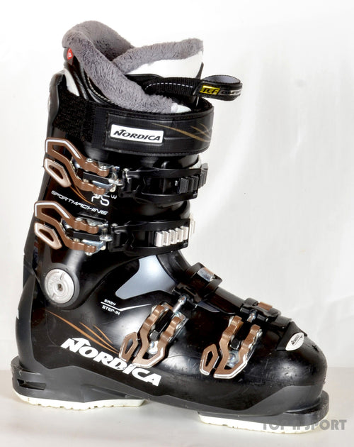 Nordica SPORTMACHINE 75 W black - Chaussures de ski d'occasion Femme