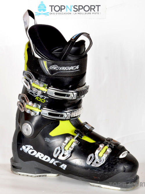 Nordica SPORTMACHINE 100 black - Chaussures de ski d'occasion