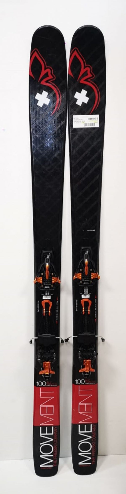 SKI TEST MOVEMENT ALP TRACKS 100 - MARKER KING PIN DEMO 13 -177 cm