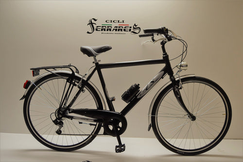 Bici trekking 28 alluminio nero personalizzabile