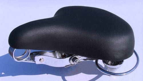 Deluxe Black Leather Saddle