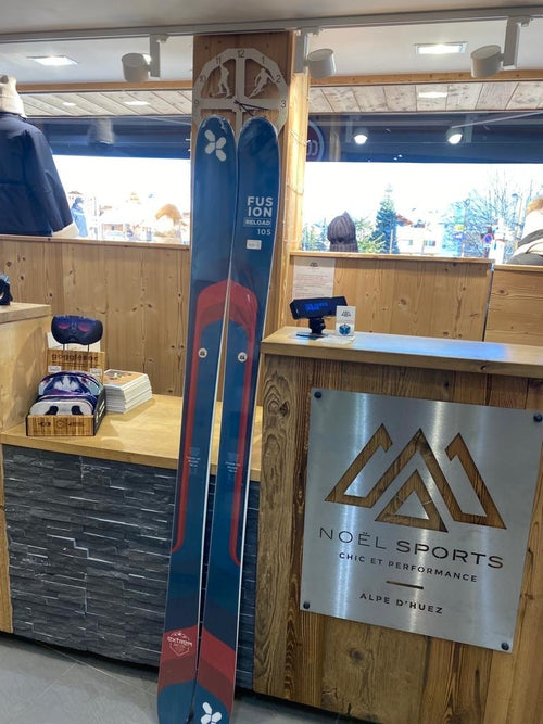 Skis alpins Esprit Freeride Fusion 105 Reload mixte Bleu
