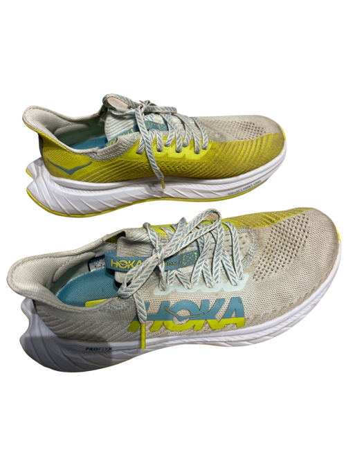 Chaussures de running Hoka One One Carbon X 3 Blanc