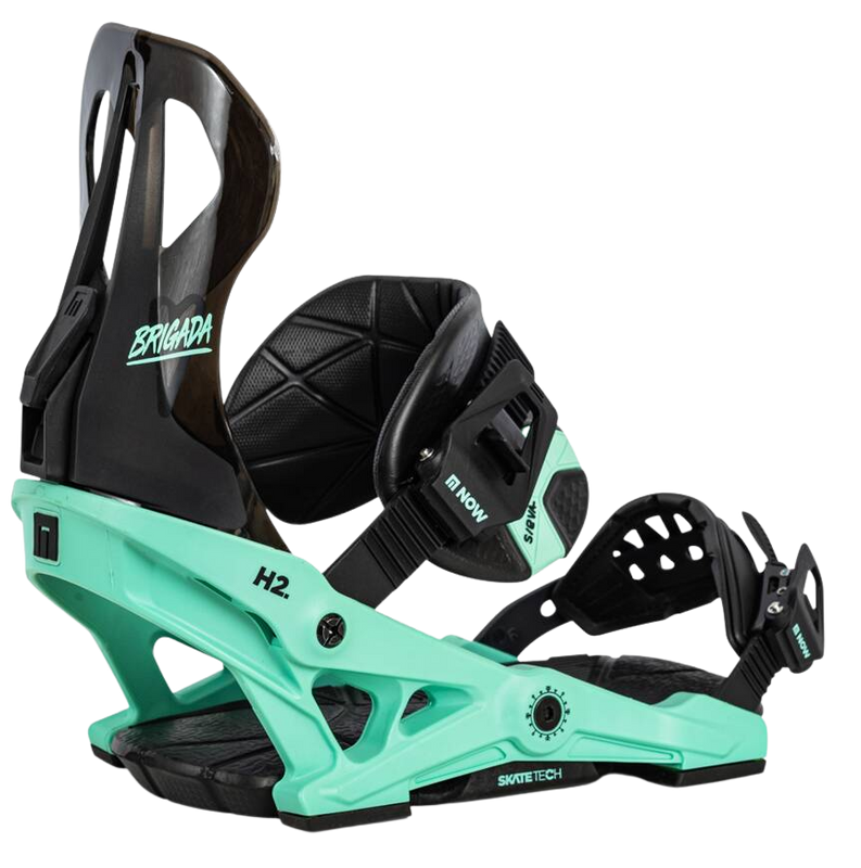 Fixations de snowboard Now  NOW Binding BRIGADA WM'S - Black/ Turquoise  femme turquoise