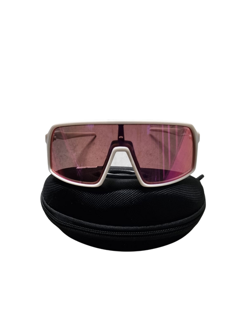 Lunettes de soleil Oakley Sutro contour blanc, verres rosé