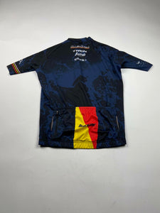 Maillots de vélo santini nibali homme bleu