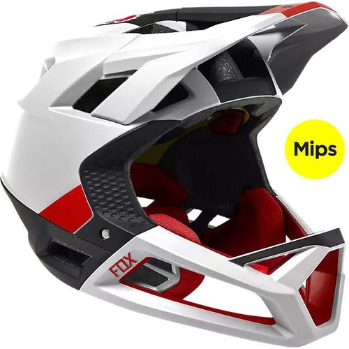 Casque VTT Intégral FOX Proframe Blocked Blanc