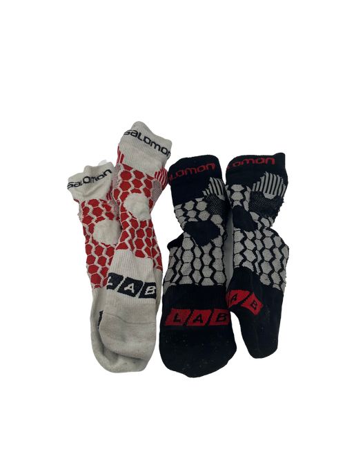 Chaussettes salomon  mixte blanc