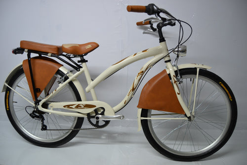 Bici cruiser 26 marrone personalizzabile