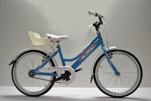 Bici venere 20 bimba celeste bianco 5 8 anni personalizzabile