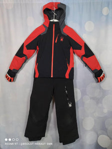 Blouson, Pantalon et Gants de ski 8 ans noir Spyder