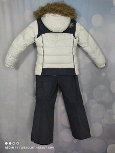 Blouson, Pantalon et Gants de ski 8 ans blanc Rossignol