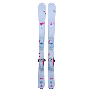 Ski occasion junior Rossignol Terrain Girl + fixations - Qualité B 104 cm