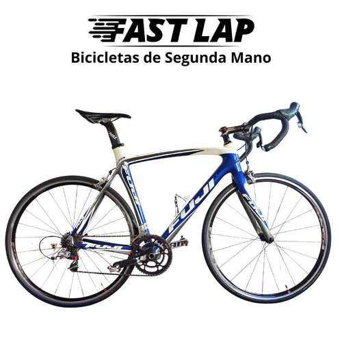 Fuji SST 2.0 Azul Blanco Grande L 56 Bicicleta Carretera Sram Red