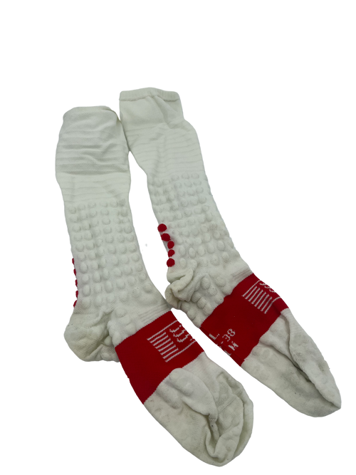 Chaussettes compressport  mixte blanc