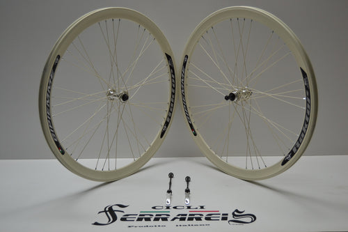 ruote bici 28x1.3/8-5/8 1 velocità panna 40 mm personalizzabile