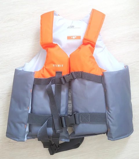 Gilets de sauvetage Itiwit Gilet d'aide à la flottabilité ITIWIT -BA 50N+XL - 80KG  XL Gris