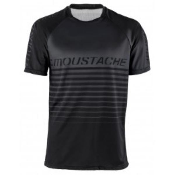 MAILLOT MOUSTACHE TEAM REPLICA BLACK SS TAILLE : M