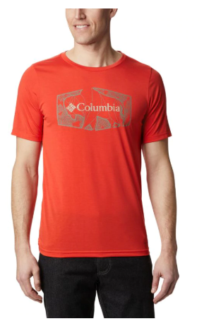 COLUMBIA T-Shirt Homme Terra Vale II - Wildfire Roam