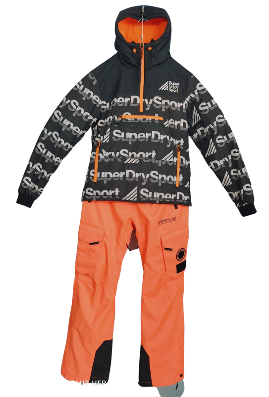 Blouson et Pantalon de ski M orange Superdry