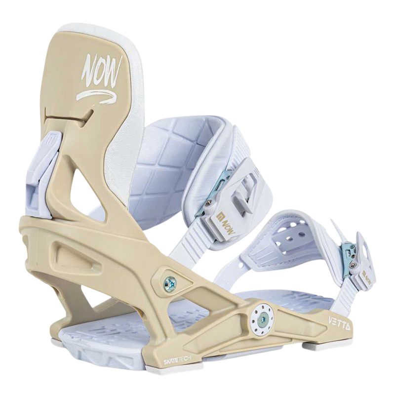 Fixations de snowboard Now NOW BINDING VETTA - White  femme or