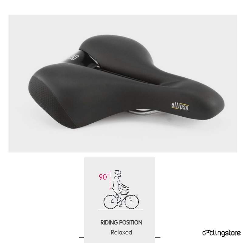 SELLE ROYAL ELLIPSE RELAXED NOIR MIXTE