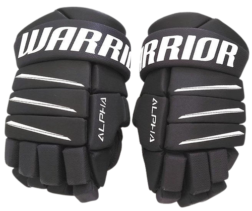 Moufles Warrior Gants de hockey Warrior JR Alpha QX5 - Enfants XS Noir