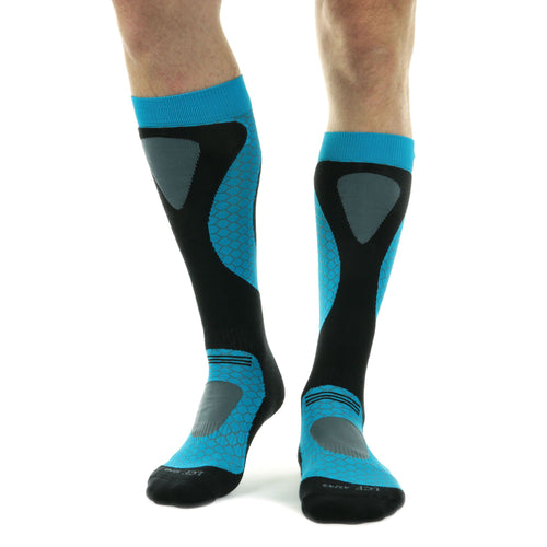 Chaussettes de Ski LCF - Bio Céramique - Bleu