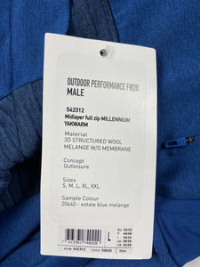 Vestes softshell odlo  homme bleu