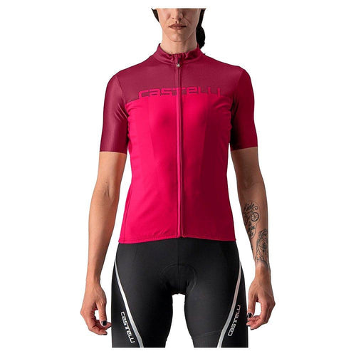 MAILLOT W CASTELLI VELOCISSIMA ROUGE TAILLE : XL