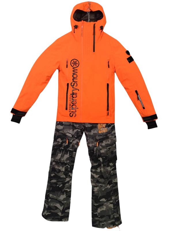 Blouson et Pantalon de ski XS orange Superdry