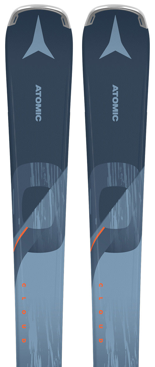 Pack neuf skis Atomic CLOUD Q8 grey + fixations M10 GW - neuf déstockage