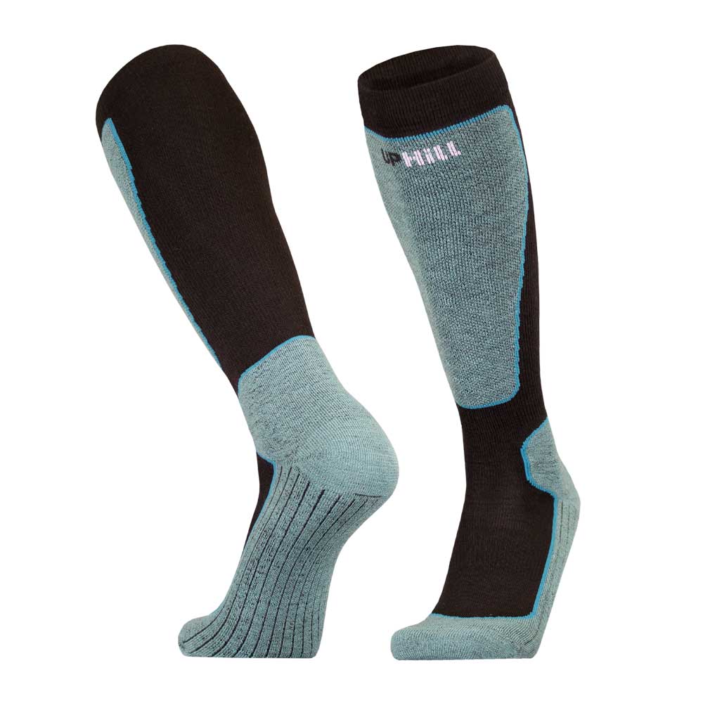 Chaussettes UphillSport Valta Black Turquoise Alpine Merino - Chaussettes de ski neuf déstockage