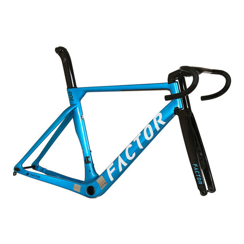 Cadre Factor One vam disc avec cintre intégral aqua blue