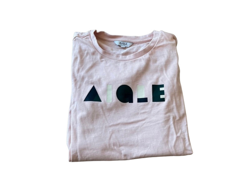 Tee shirt aigle rose M