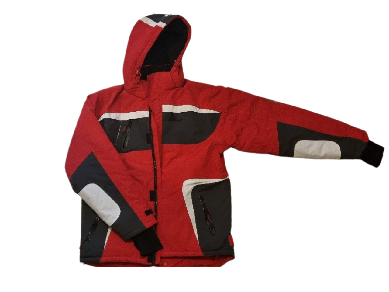 Anorak ski mixte S rouge