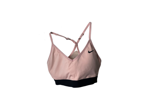 Brassière de sport Nike rose pale S