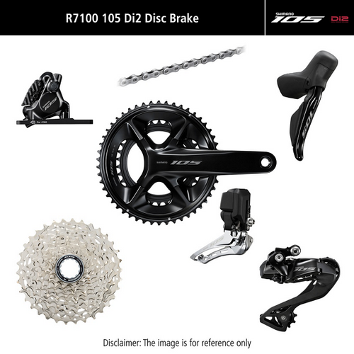 Groupe complet Shimano 105 Di2 R7170 2x12 DISC