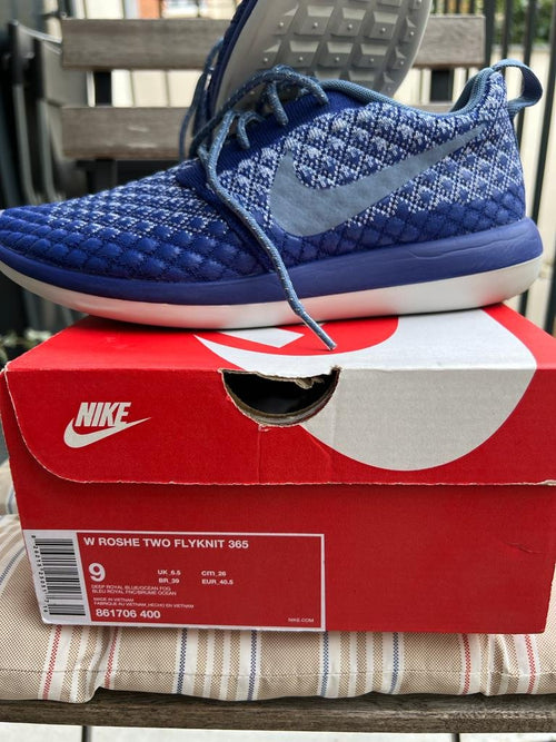 Chaussures de fitness Nike Nike Roshe Two Flyknit 365 Bleu