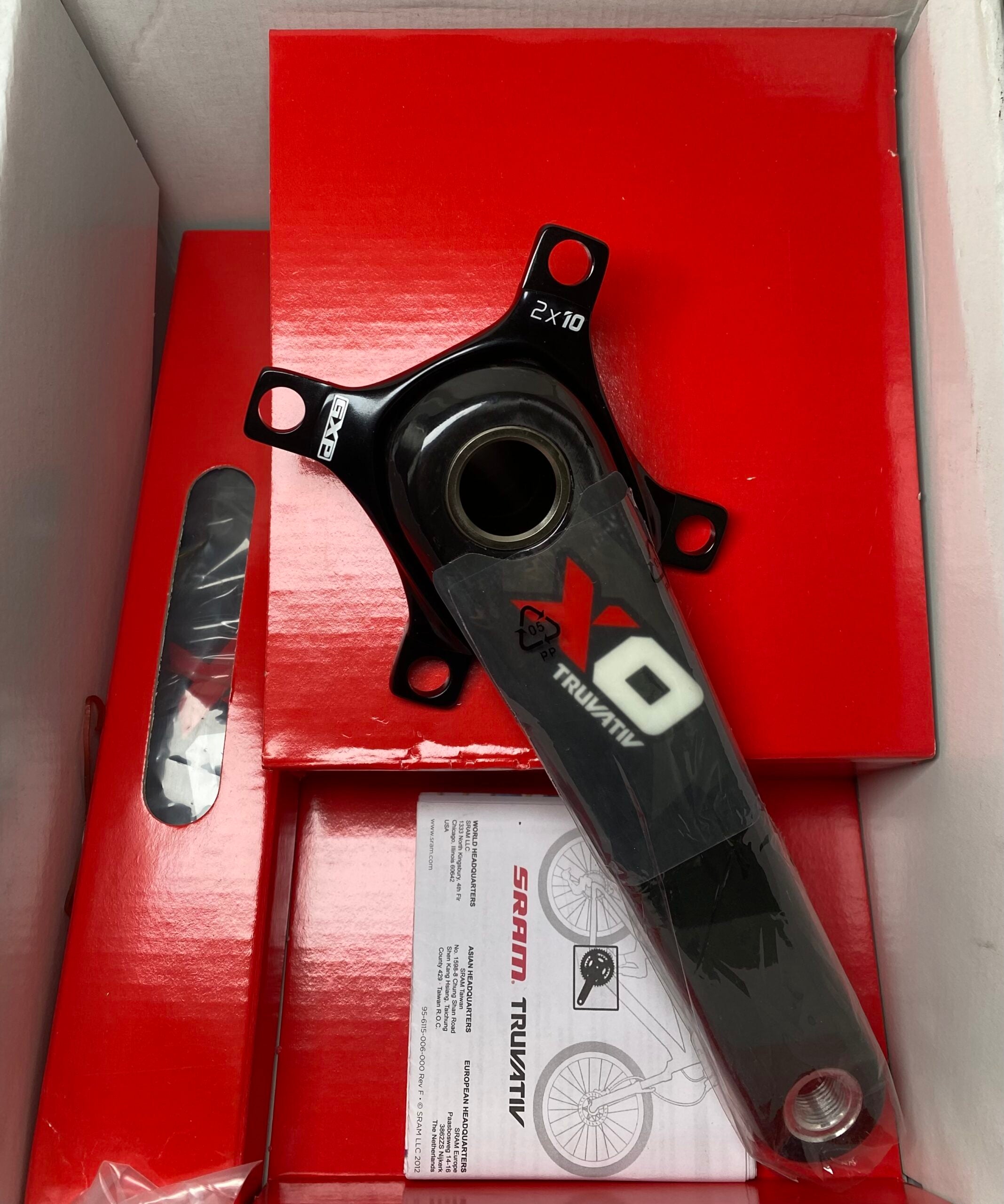 GUARNITURA SRAM X0 GXP(no corone)